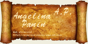 Angelina Panin vizit kartica